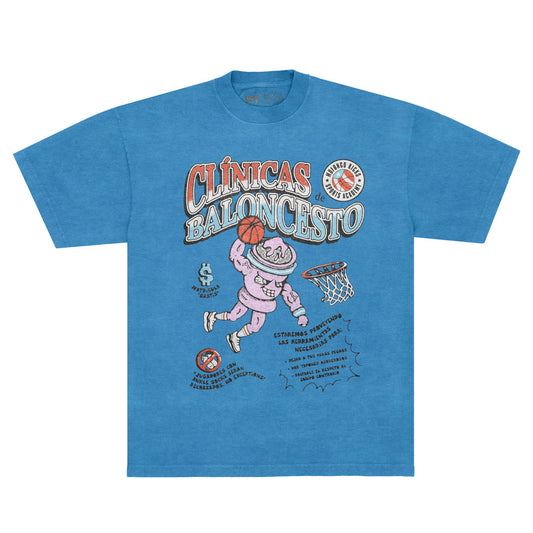 Clínicas de Baloncesto Tee (Cerulean Blue)