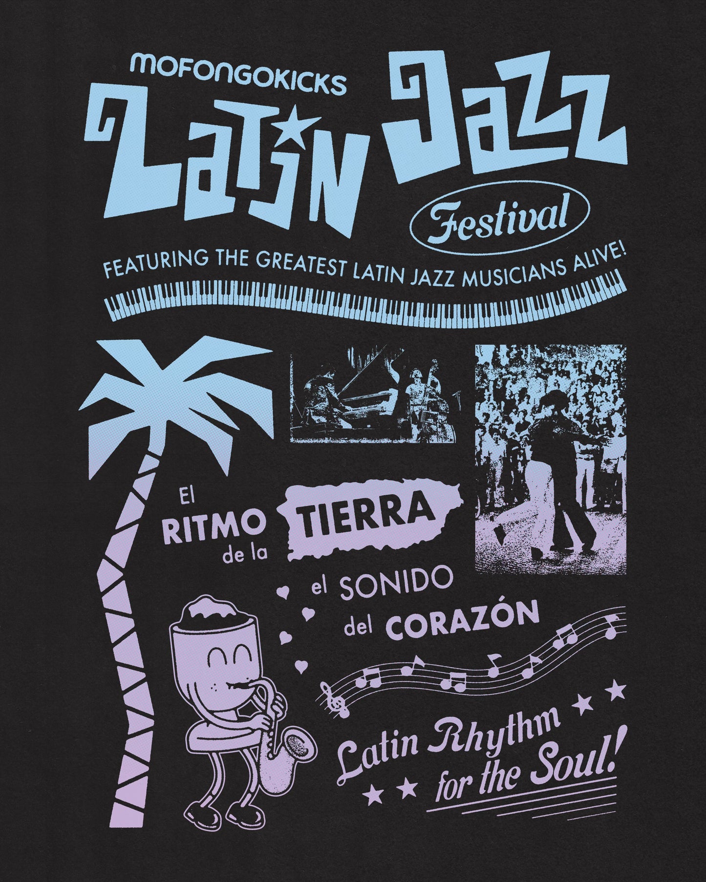 Latin Jazz Tee (Black)