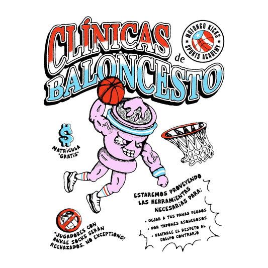 Clínicas de Baloncesto Tee (White)