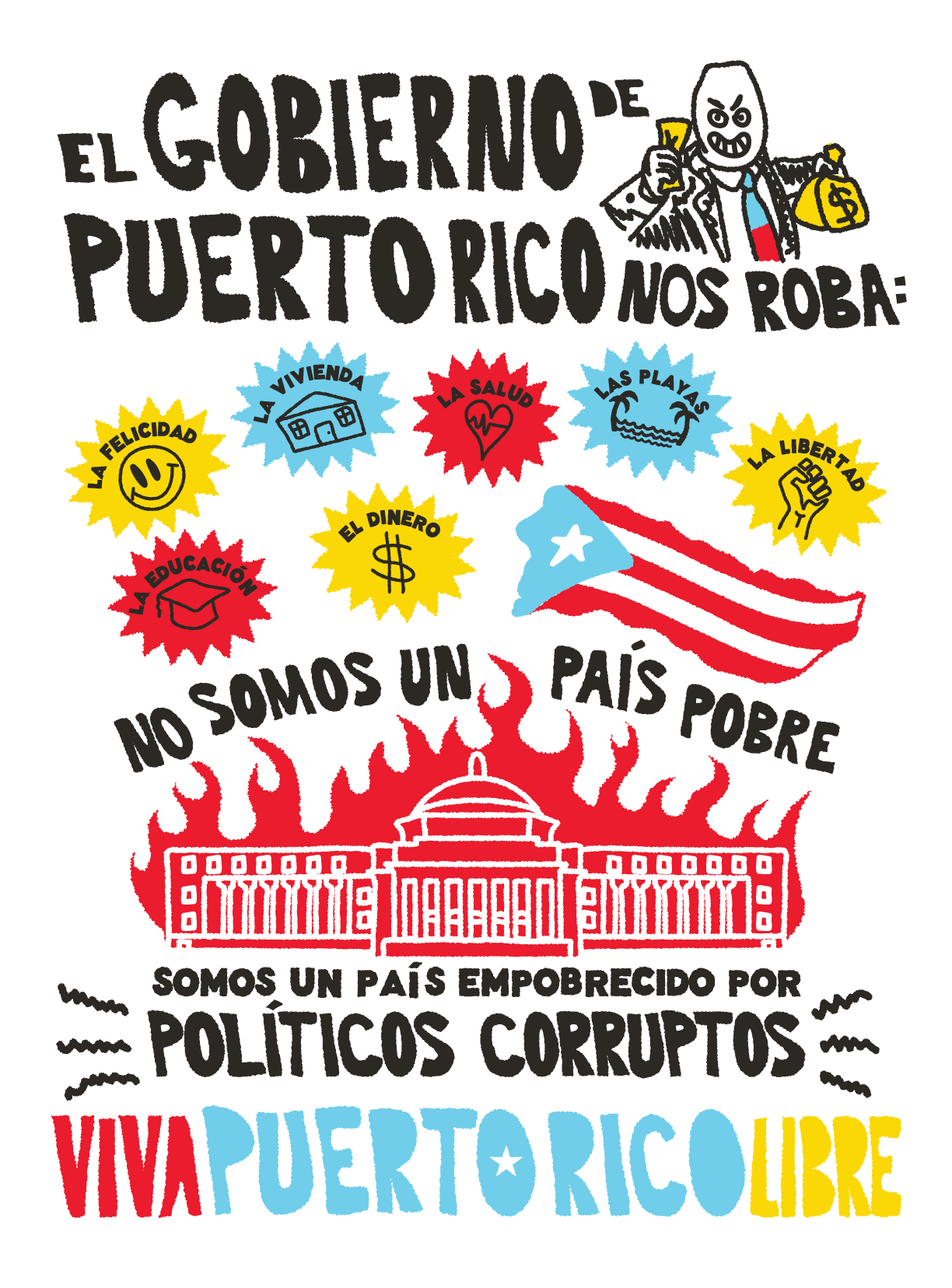 Gobierno de Puerto Rico Art Print