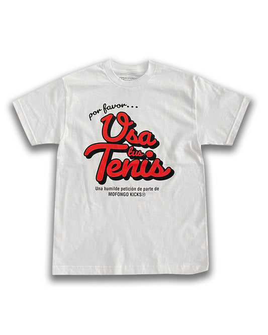 Usa Tus Tenis Tee (White/Red)
